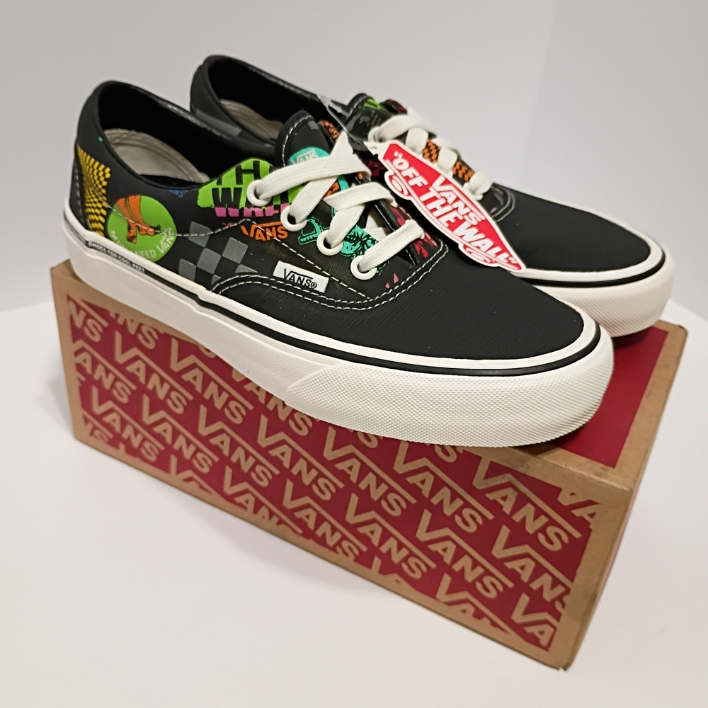 Vans Era Sf V66 Black Multi Unisex Skater Sneakers - Picture 8 of 15